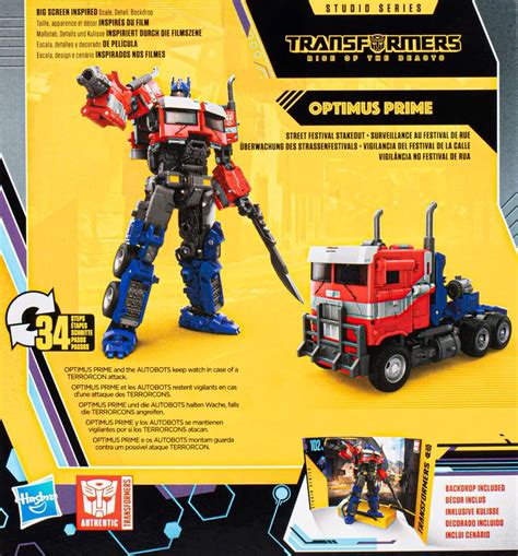 Transformers Studio Series 102bb Buzzworthy Bumblebee Optimus Prime