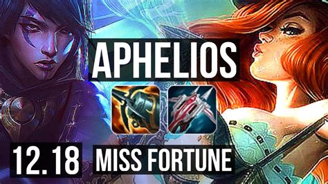 APHELIOS Amumu Vs MISS FORTUNE Zilean ADC 7 0 3 500 Games