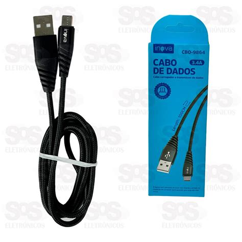 Cabo De Nylon Micro Usb V A Metro Inova Cbo