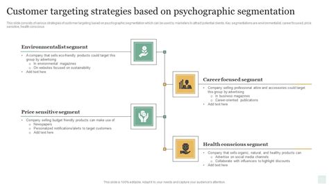 Customer Targeting Strategies Based On Psychographic Segmentation