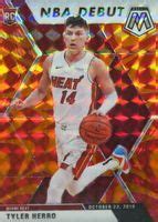 Tyler Herro 2019 Mosaic 280 NBA Debut Reactive Orange Price Guide