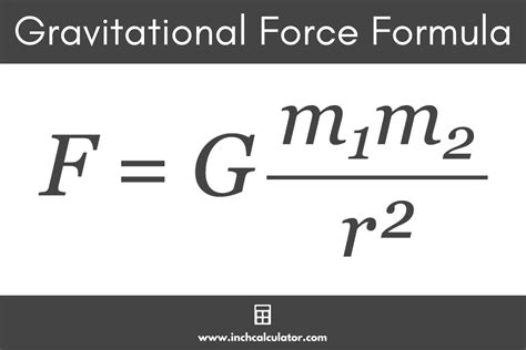 Gravitational Force Calculator - Inch Calculator