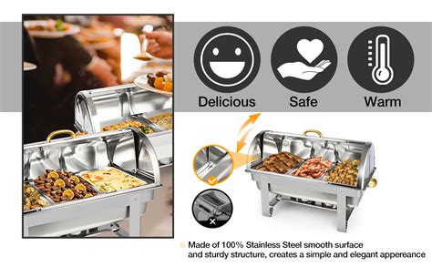 Amazon Restlrious Chafing Dish Buffet Set Stainless Steel Qt