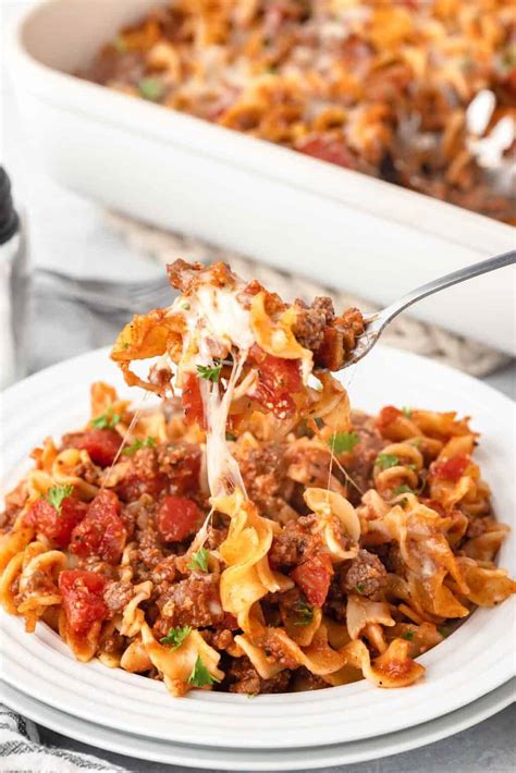 Easy Ground Beef Noodle Casserole By Kelsey Smith