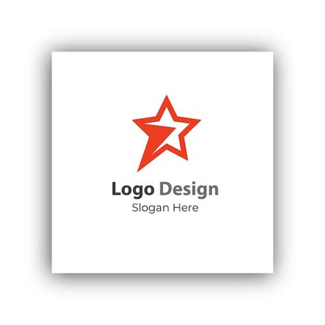 Premium Vector | Star shape logo design