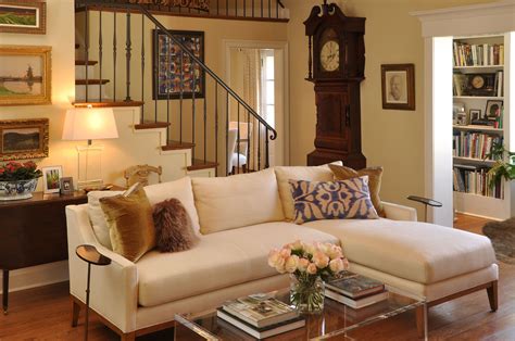 Cozy Living Room with Beautiful Furniture and Fireplace