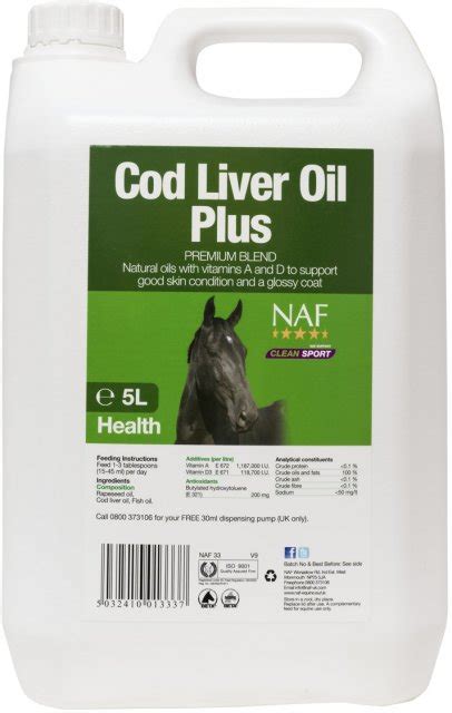 NAF Cod Liver Oil 5l BATA Ltd