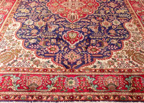 Vintage Tabriz Hand Knotted Persian Wool Rug Free Shipping Rug House Au