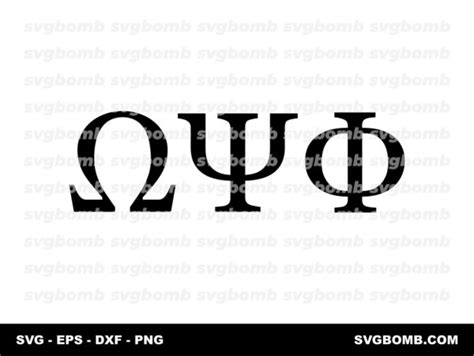 Omega Psi Phi Logo Vector Svg