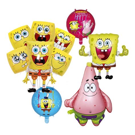 Spongebob Patrick Star Balloon Cartoon Anime Birthday Party Balloon