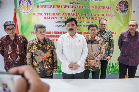 Teken MoU Dengan Konferensi Waligereja Indonesia Hadi Tjahjanto Ingin