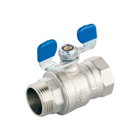 Full Bore Brass Ball Valve With Butterfly Handle Pn Valve Flex