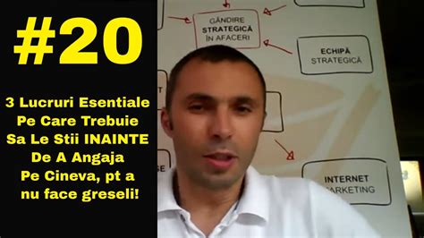 Webinarul 20 3 Lucruri esentiale pe care trebuie să le stii înainte