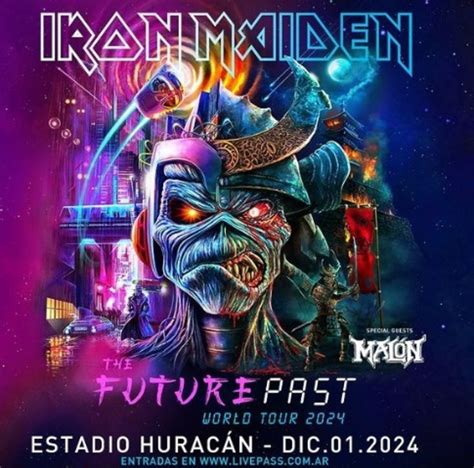 Iron Maiden en Argentina horarios y todo sobre los shows en Huracán y