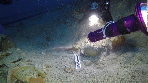 Skeletal remains found at ancient shipwreck site - CNN Video