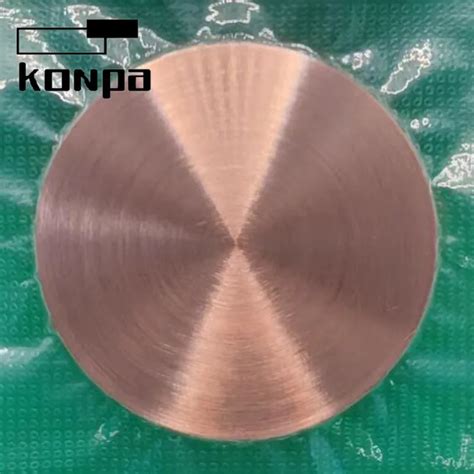 High Purity 3N5 4N 5N Metal Cu Copper Target Material Materials For