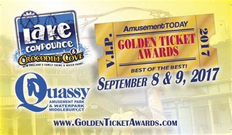 2017 Golden Ticket Awards Announced Coaster Nation