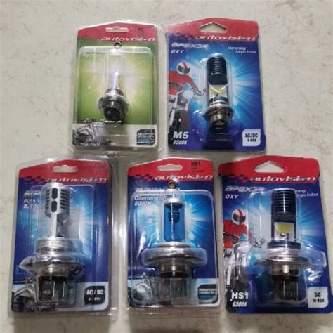 Jual Lampu Utama Motor Merek Autovision Led Dan Bohlamp Untuk Bebek