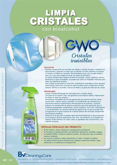 Limpia Cristales GWO BV Cleaning Care