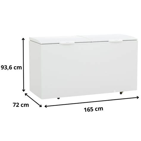 Freezer Horizontal Gelopar Ghbs Litros Tampas Cegas Branco