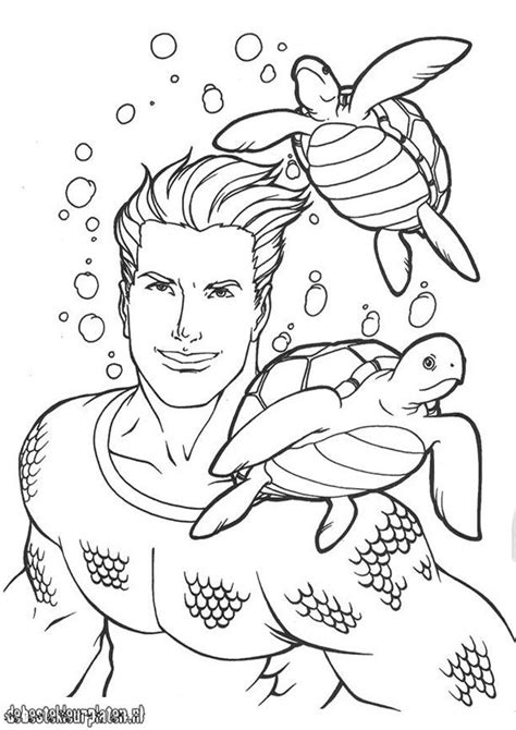 Aquaman Coloring Pages Clip Art Library