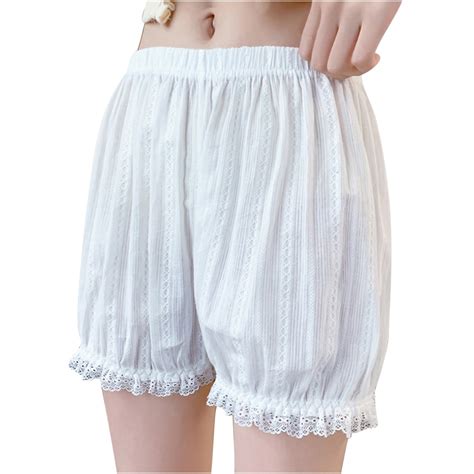 YYDGH Bloomers For Women Slip Shorts Loose Pettipants With Lace Trim