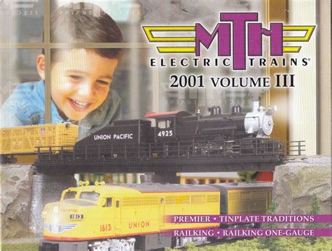 Mth Electric Trains Catalog 2001 V3 Premier Railking Tunplate One Gauge