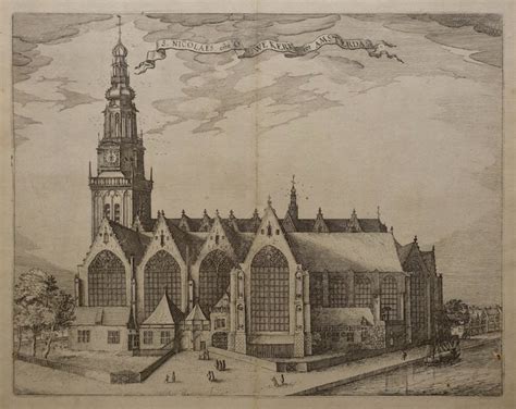 Nederland Stadsplan Amsterdam Oude Kerk L Guicciardini W J