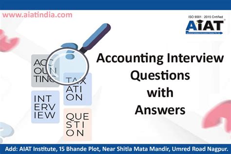 Accounting Interview Questions With Answers