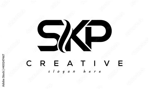 Letter SKP creative logo design vector Stock Vector | Adobe Stock