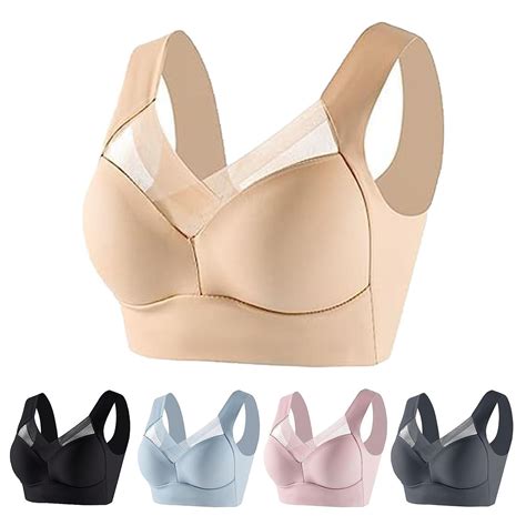 Wmbra Posture Correcting Bra Wireless Push Up Ergonomic Comfort