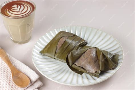 Premium Photo Lepat Pisang Is A Malay Dessert Or Kuih Muih Steamed