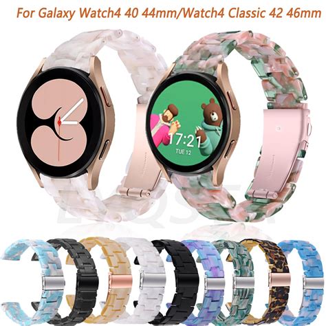 Pulseiras De 20mm Para Samsung Galaxy Watch4 Classic 42 46mm Relógio 4