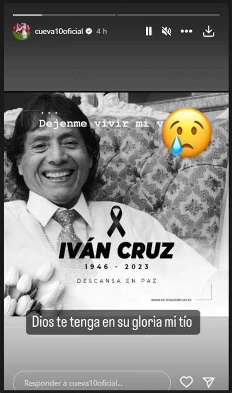 Muerte de Iván Cruz Iván Cruz muere a los 77 años tras complicaciones