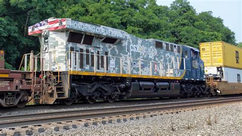 CSX Spirit Of Our Armed Forces Honoring Our Veterans ES44AH 1776 As