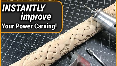 How To Instantly Improve Your Wood Carvingpower Carving Youtube