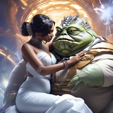 Jabba the Hutt extending his grasp to rescue Princess Leia by Ezzequiel Sanchez - Playground