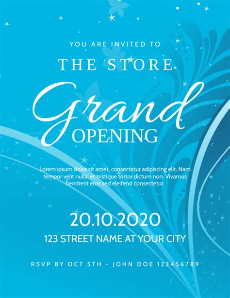 Grand Opening Event Flyer Invitation Template Postermywall