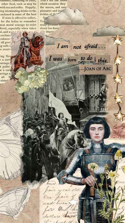 Saint Jeanne D Arc Myfirstshuffle Vintage Joanofarc Collage