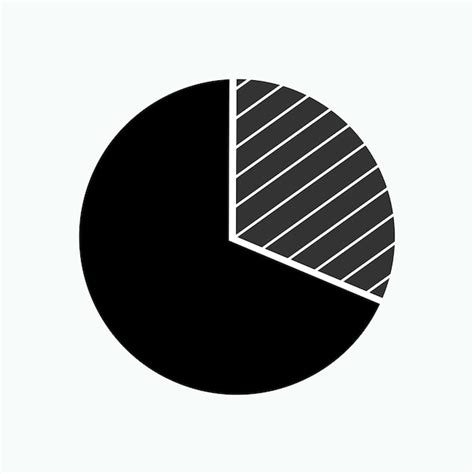 Premium Vector Pie Chart Icon Statistics Evaluation Results Report