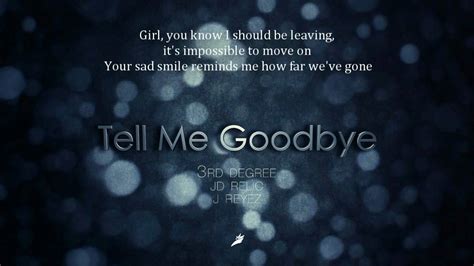 Tell Me Goodbye English Version BIGBANG Cover 3rd Degree X JD