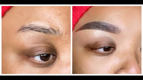 Beginner Friendly Brow Tutorial Realistic Brow Routine Youtube