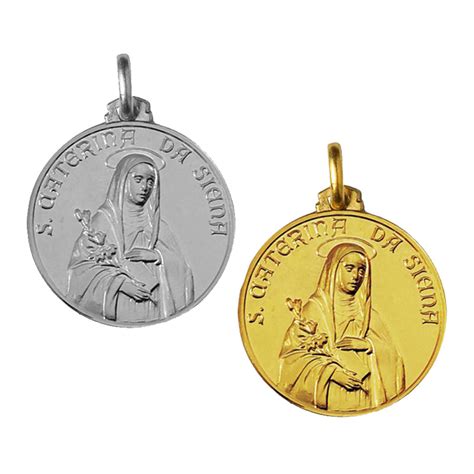 St Catherine Catholic Medal Savelli Religious