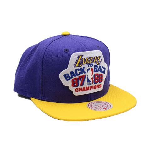 Casquette NBA Los Angeles Lakers Mitchell Ness Snapback Basket4Ballers