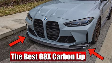 Suvneer G8x Carbon Front Lip G80 M3 G82 M4 Youtube