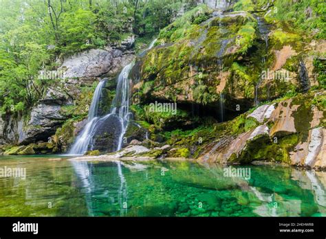 Waterfall Slap Slovenia Water Flow Hi Res Stock Photography And Images