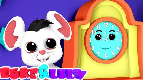 Hickory Dickory Dock Musica para bebes Luke and Lily Português