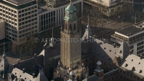 Aerophotostock Stadhuis Rotterdam Close Up Van Het Stadhuis Van