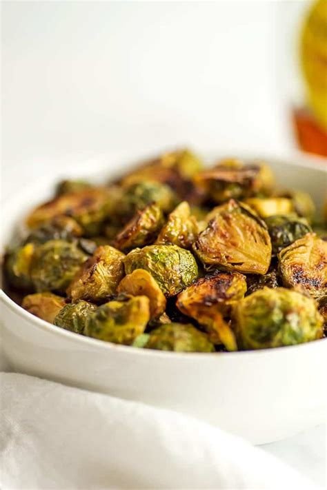 Maple Mustard Brussel Sprouts Bites Of Wellness