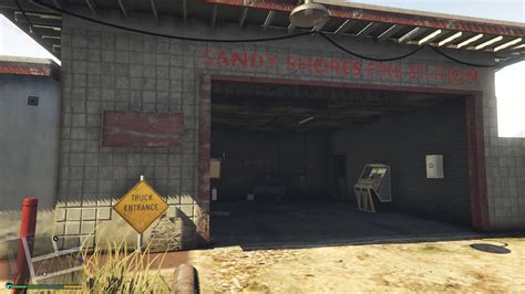 Where Is Sandy Shores Fire Station Located In GTA 5